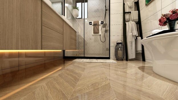 waterproof bathroom flooring
